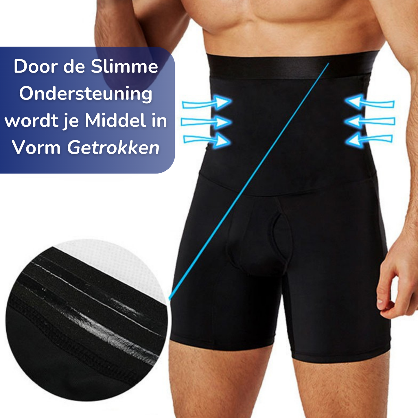 Compressie Broek - Ondersteuning Bovenbenen & Middel - Heren
