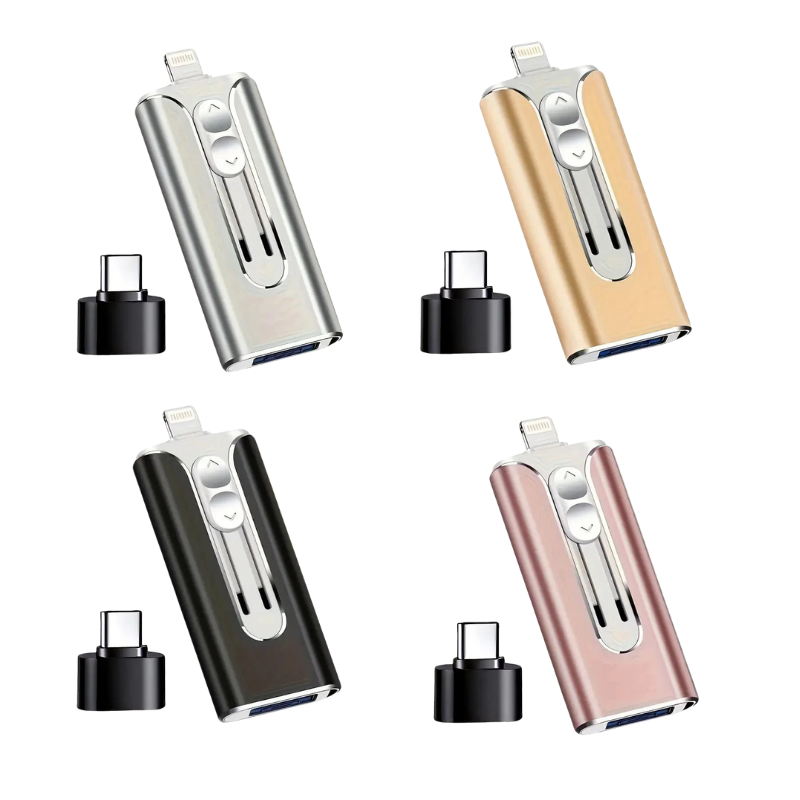 Draagbare Multi-Device Opslagstick – USB 3.0 voor iPhone, Android en Computer