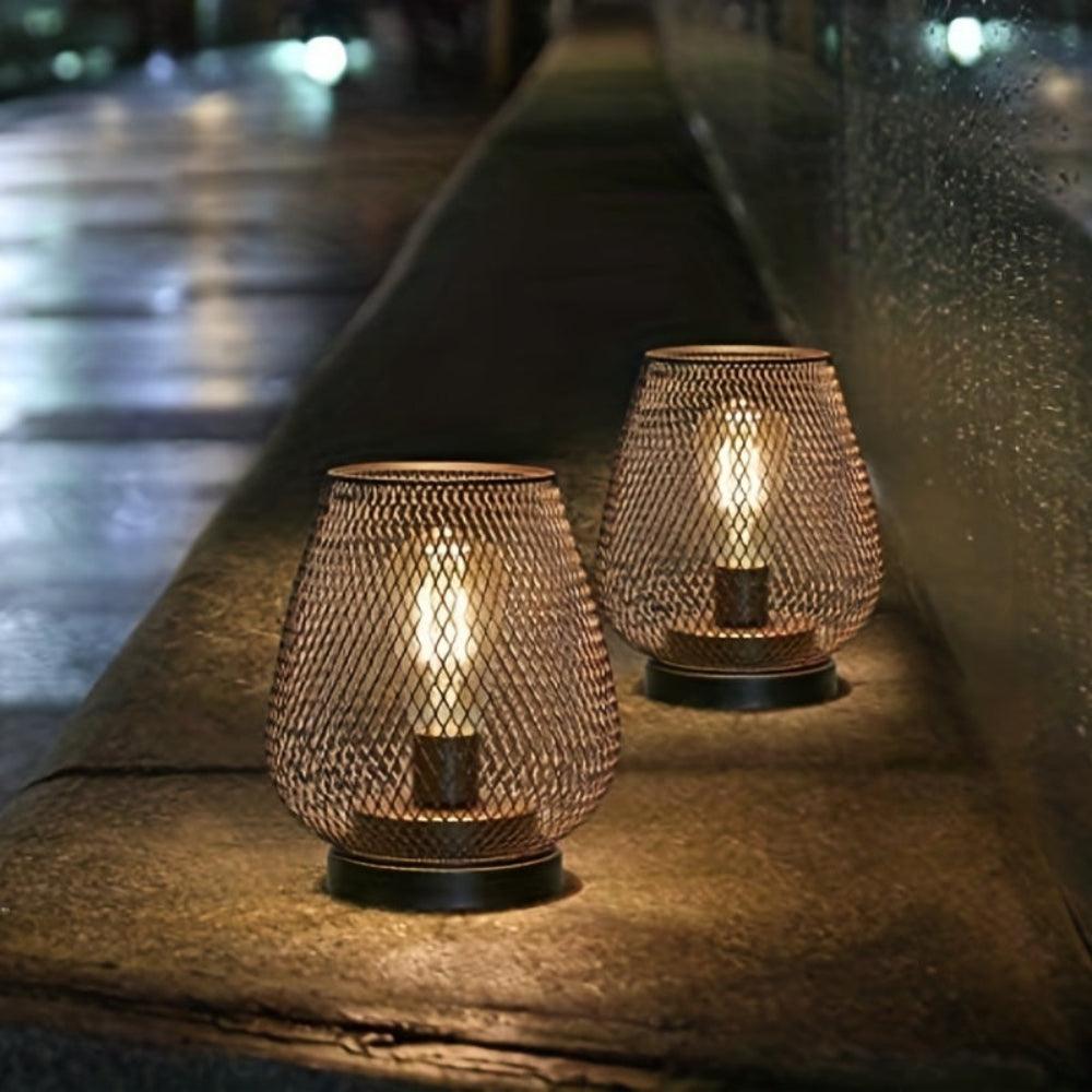 Draadloze mesh tafellampen set – warmwit LED sfeerverlichting