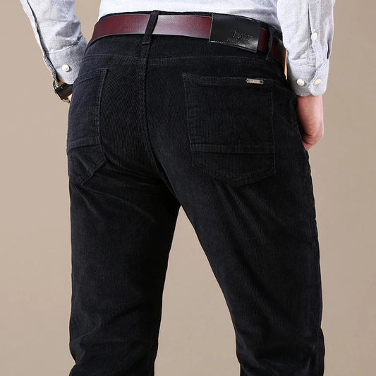 RibFlex Corduroy Broek voor Heren – Comfortabele Stretch & Tijdloos Design