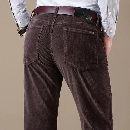 RibFlex Corduroy Broek voor Heren – Comfortabele Stretch & Tijdloos Design