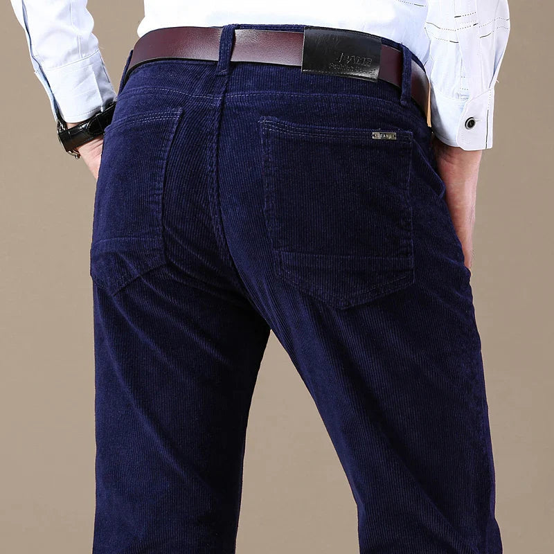 RibFlex Corduroy Broek voor Heren – Comfortabele Stretch & Tijdloos Design