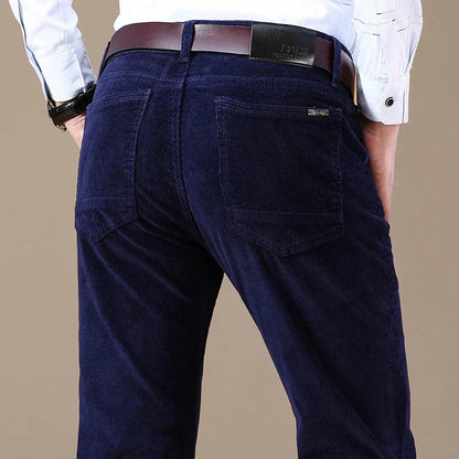 RibFlex Corduroy Broek voor Heren – Comfortabele Stretch & Tijdloos Design