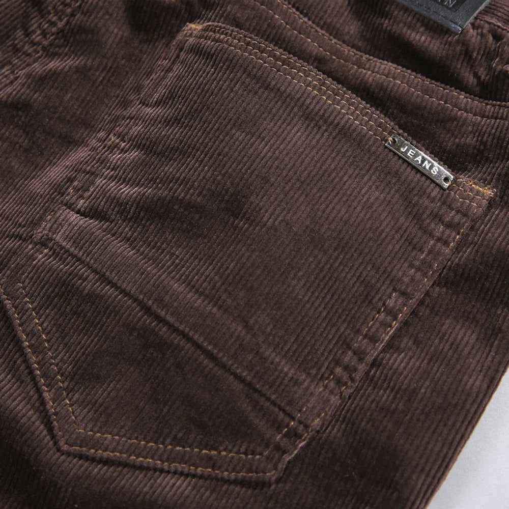 RibFlex Corduroy Broek voor Heren – Comfortabele Stretch & Tijdloos Design