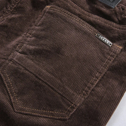 RibFlex Corduroy Broek voor Heren – Comfortabele Stretch & Tijdloos Design