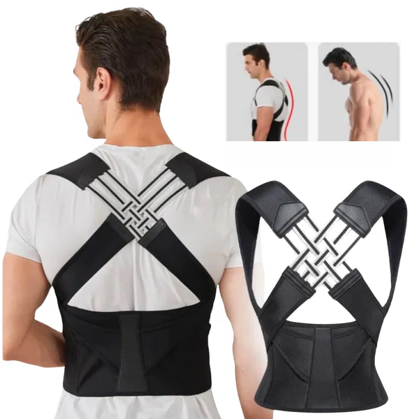 Houdingscorrector Brace voor Nek- en Rugondersteuning – Comfortabel & Discreet