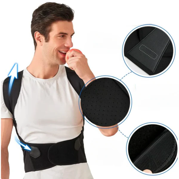 Houdingscorrector Brace voor Nek- en Rugondersteuning – Comfortabel & Discreet