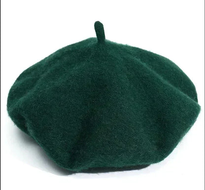 Elegante Vilten Baret – Klassieke ronde vorm met zachte stof