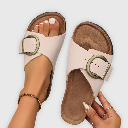 Dames Comfort Sandalen met Schokdempende Zool en Instapmodel