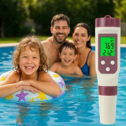 AquaCheck 7-Parameter Digitale Water Tester met Mobiele App voor Zwembaden en Spa's