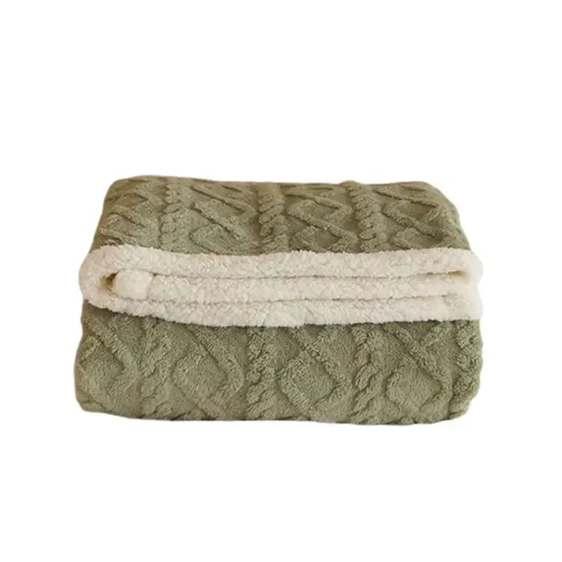 Dikke Winter Lamswollen Deken - WarmWool