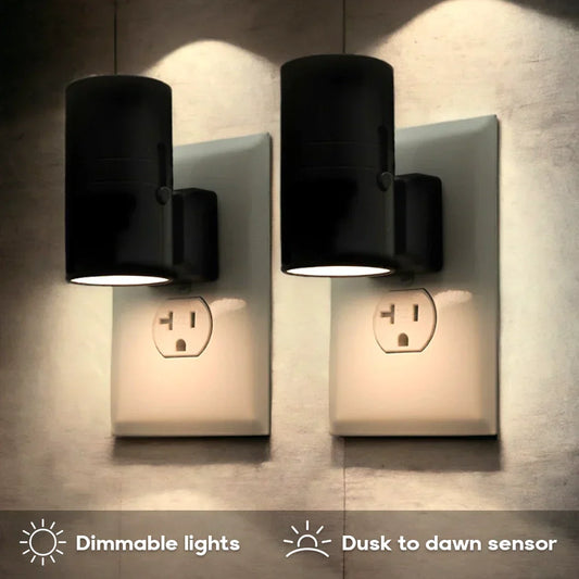 Dimbare Nachtlamp - Modern & Strak - Aanpasbare Helderheid, Stijlvol Design - Perfect voor Avondgebruik