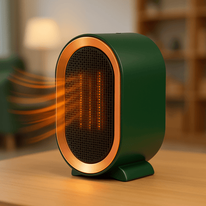 HeatMate draagbare keramische kachel – energiezuinige ruimteverwarmer met stille werking