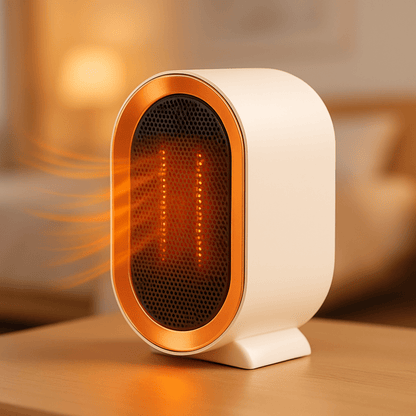 HeatMate draagbare keramische kachel – energiezuinige ruimteverwarmer met stille werking