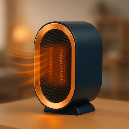 HeatMate draagbare keramische kachel – energiezuinige ruimteverwarmer met stille werking