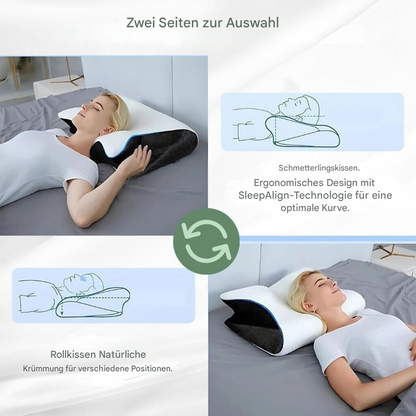RelaxNek Ergonomisch Traagschuim Kussen – Ondersteuning voor Nek en Rug