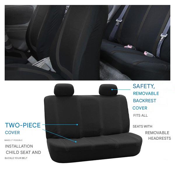 ComfortSeat 9-delige Auto Stoelhoezen Set – Universeel, Ademend & Wasbaar