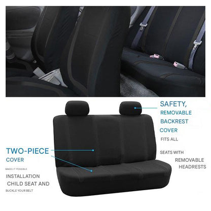 ComfortSeat 9-delige Auto Stoelhoezen Set – Universeel, Ademend & Wasbaar