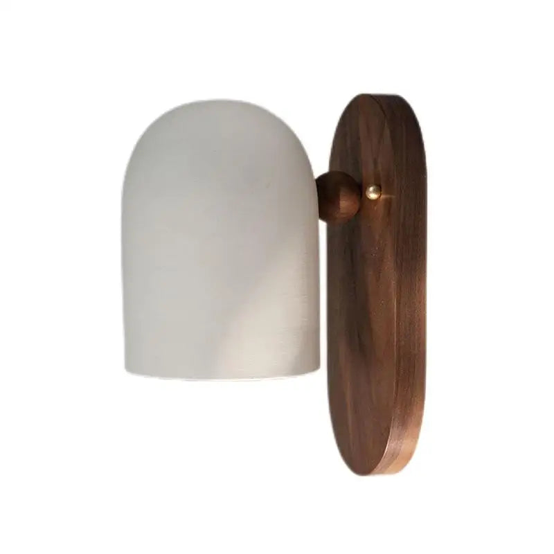 EarthWood - Wabi-Sabi Wandlamp in Walnoot