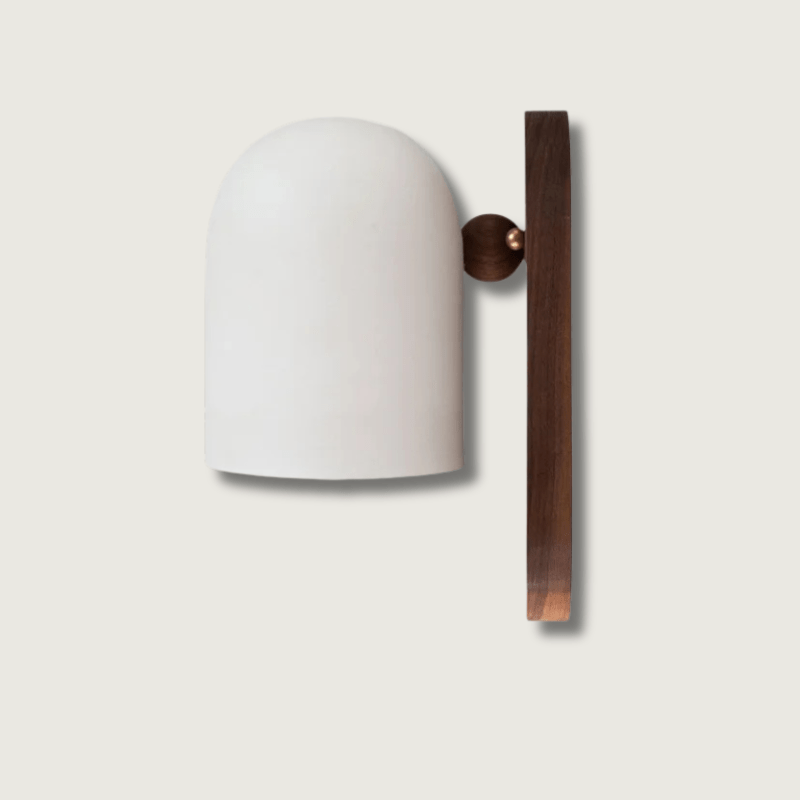 EarthWood - Wabi-Sabi Wandlamp in Walnoot