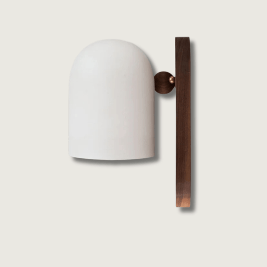 EarthWood - Wabi-Sabi Wandlamp in Walnoot