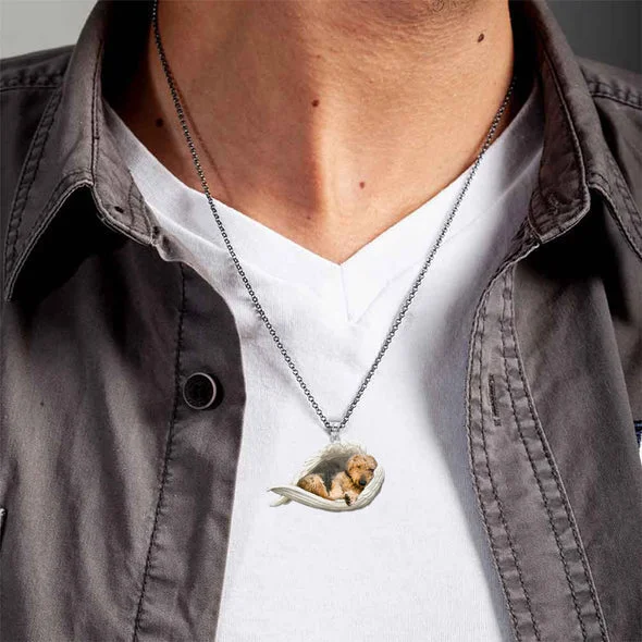 Echte Liefde | Slapende Airedale Terrier Ketting