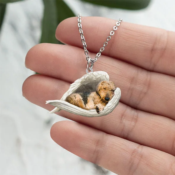 Echte Liefde | Slapende Airedale Terrier Ketting
