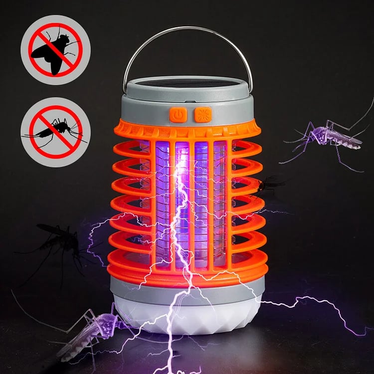 EcoGuard Muggenbestrijdingslamp | Zonne-energie UV muggenverdelger voor thuis en buiten