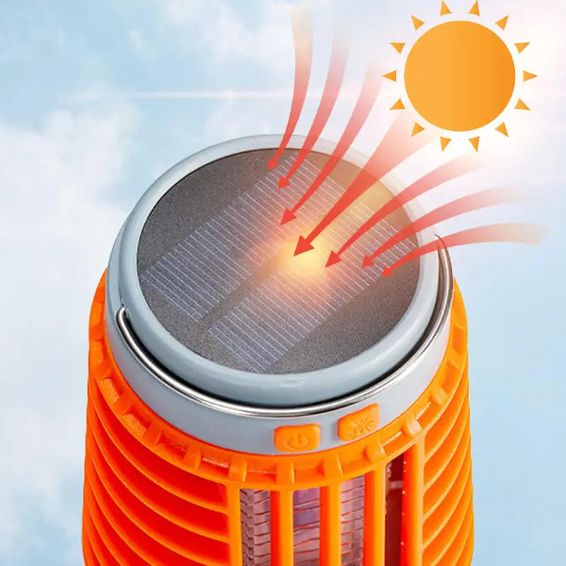 EcoGuard Muggenbestrijdingslamp | Zonne-energie UV muggenverdelger voor thuis en buiten