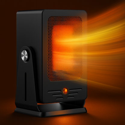 Compacte Convectie Ruimteverwarmer 900W – Draagbare Verwarming met Thermostaat
