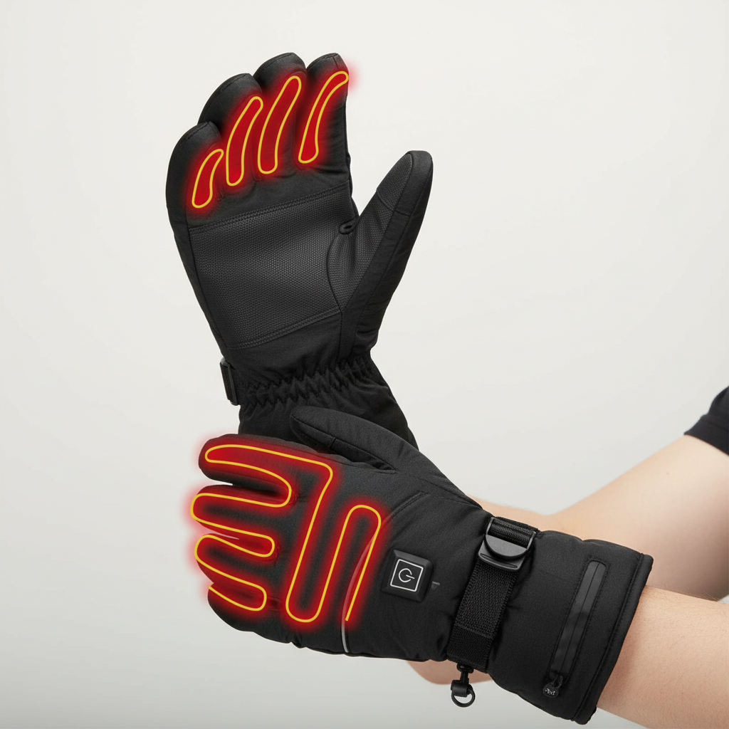 ThermoGrip Verwarmde Handschoenen – Waterdichte Uniseks Handschoenen met 3 Warmteniveaus en Touchscreen-Functie