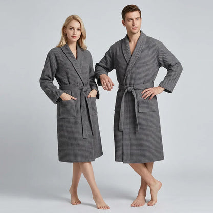 Katoenen wikkeljas unisex met sjaalkraag