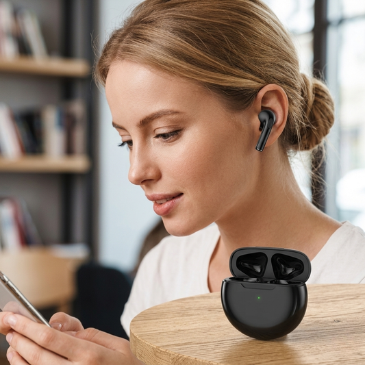 Premium Draadloze In-Ear Oordopjes met Oplaadcase - Bluetooth 5.x