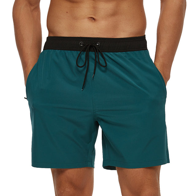 Heren Short FormoFit – Strakke Rechte Zomershort met Verstelbare Taille en Zakken