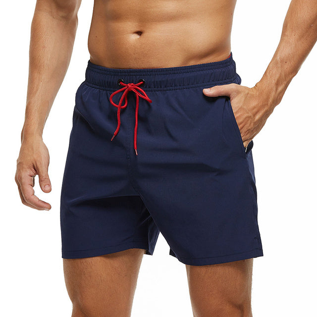 Heren Short FormoFit – Strakke Rechte Zomershort met Verstelbare Taille en Zakken