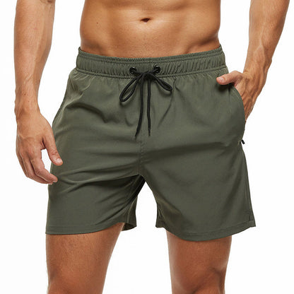 Heren Short FormoFit – Strakke Rechte Zomershort met Verstelbare Taille en Zakken