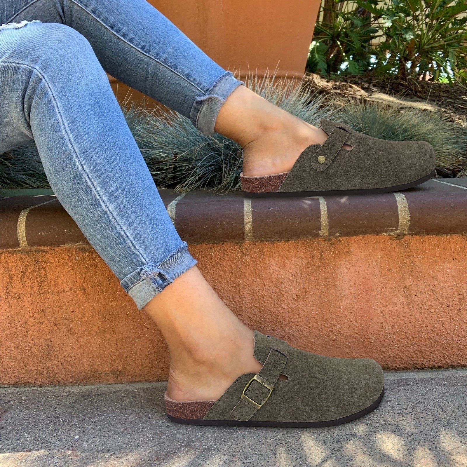 Eudoxia - Premium Unisex Leren Slippers Boston Sandalen: Stijl en kwaliteit in één