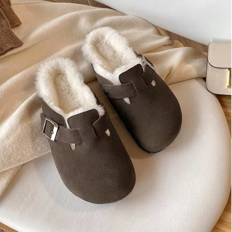 Eudoxia - Premium Unisex Leren Slippers Boston Sandalen: Stijl en kwaliteit in één