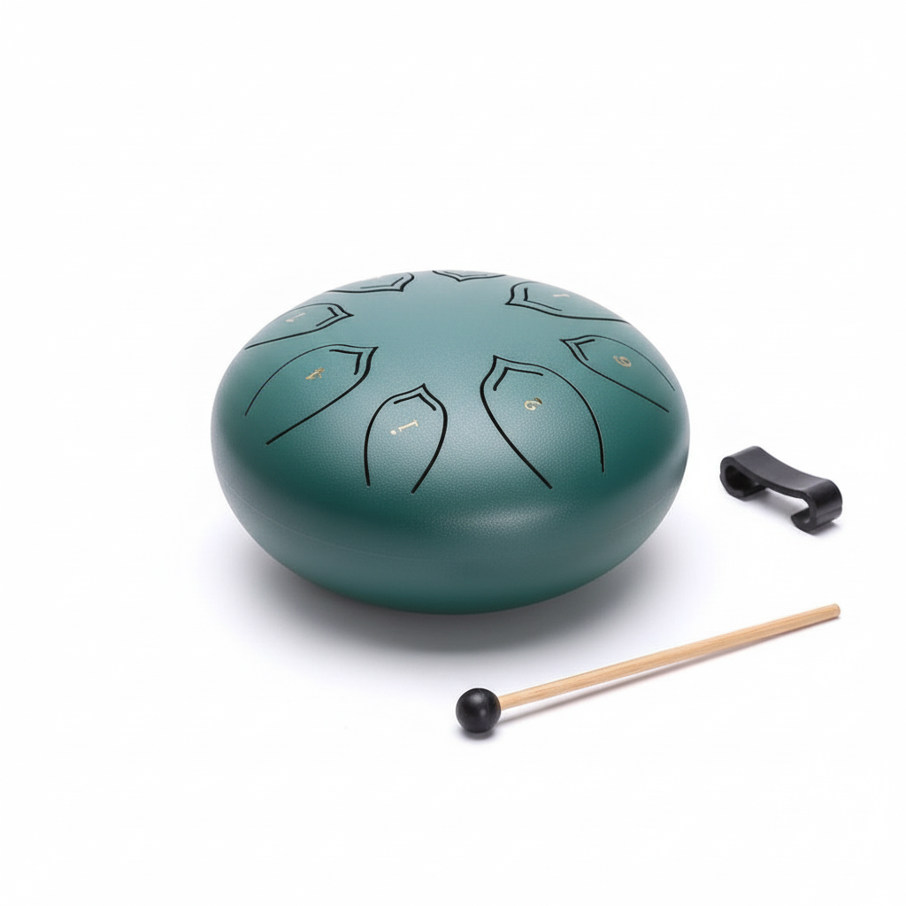 Harmonische Stalen Tongdrum in C-groot | Inclusief Slagwerk & Accessoires