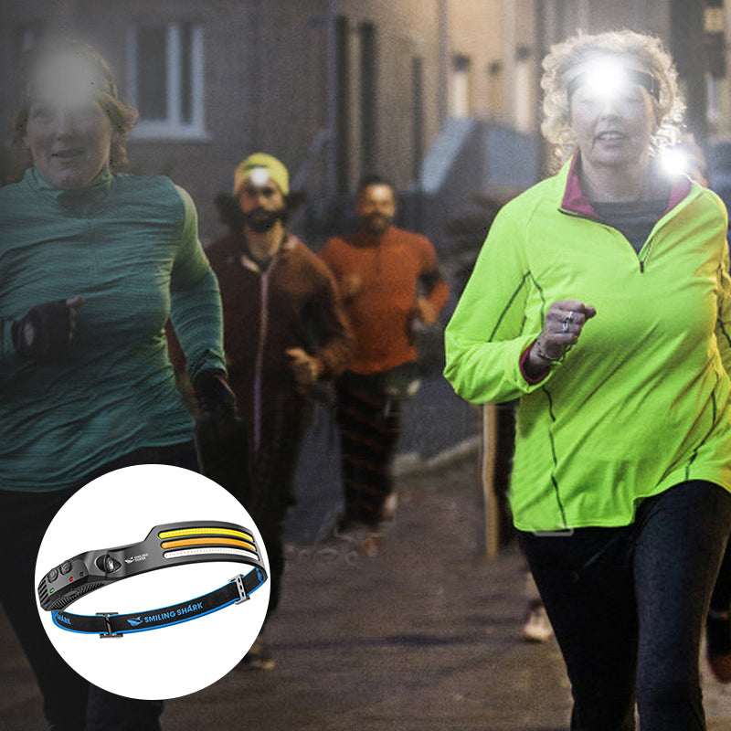 LumiBand Oplaadbare LED Hoofdlamp Met Sensor