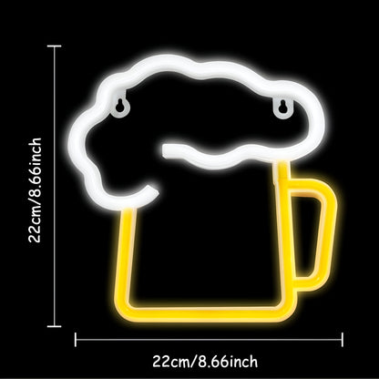 Fastfood LED Neonlamp – Kleurrijke Wanddecoratie met USB-aansluiting