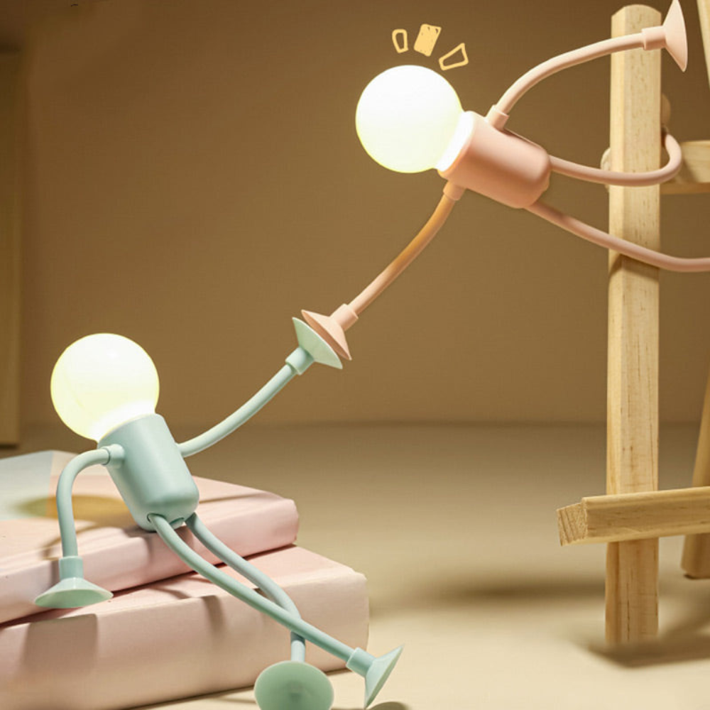 Flexibele LED-tafellamp met verstelbare armen – 4 kleuren, energiezuinig