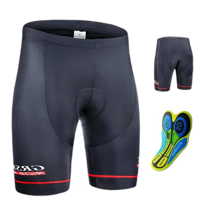 Heren Fietsbroek met 5D Gel Zitkussen en Reflecterende Details