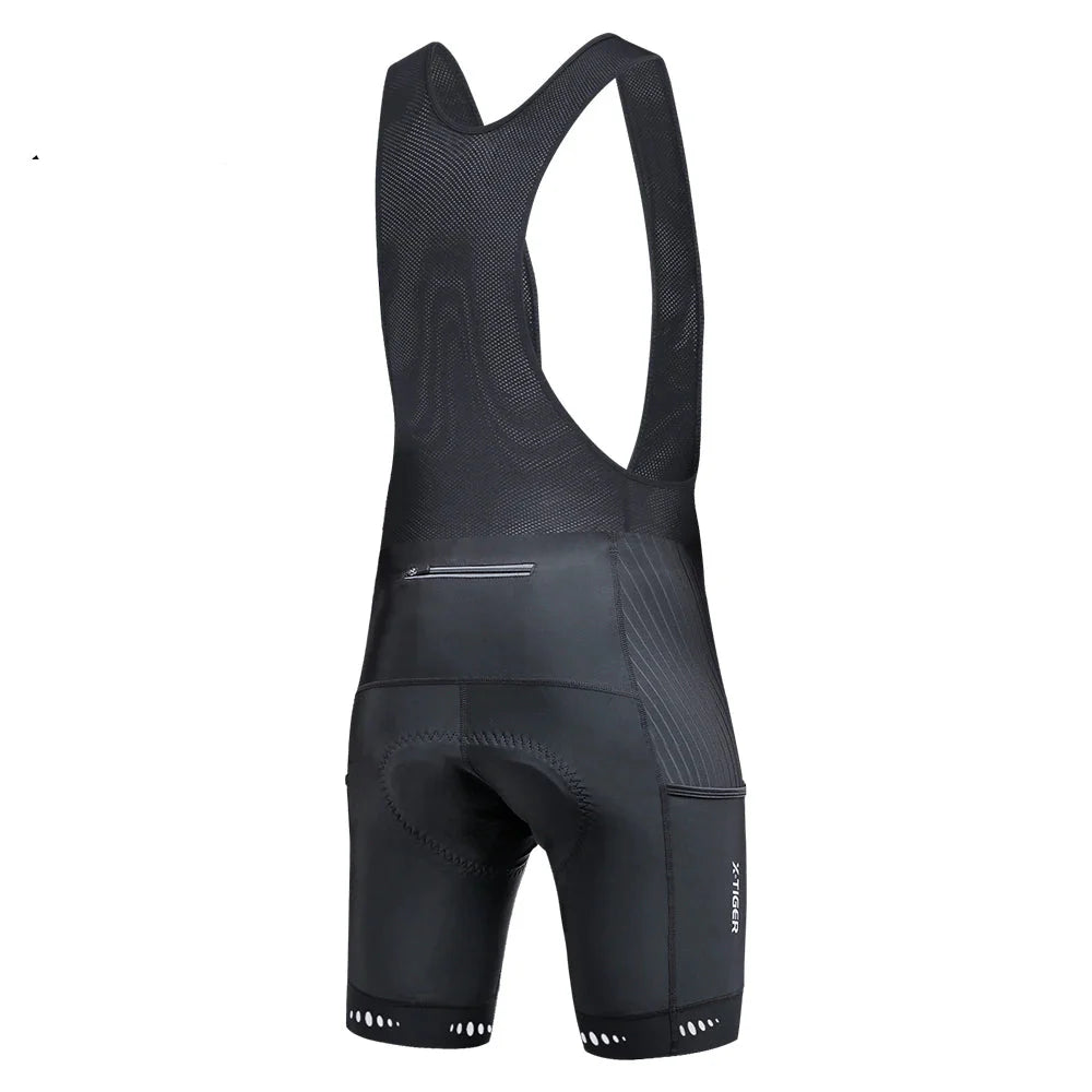 Heren Fietsbroek met 5D Gel Zitkussen en Reflecterende Details