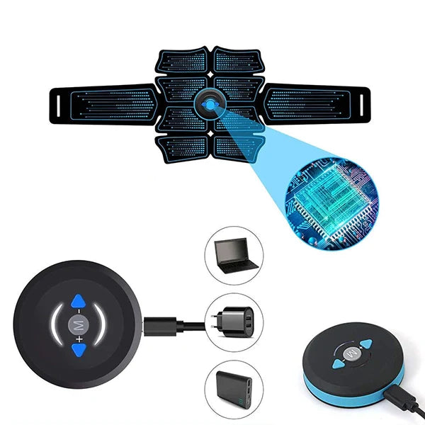 FlexTone | EMS-Vibratiegordel voor snelle en moeiteloze Abs-beeldvorming