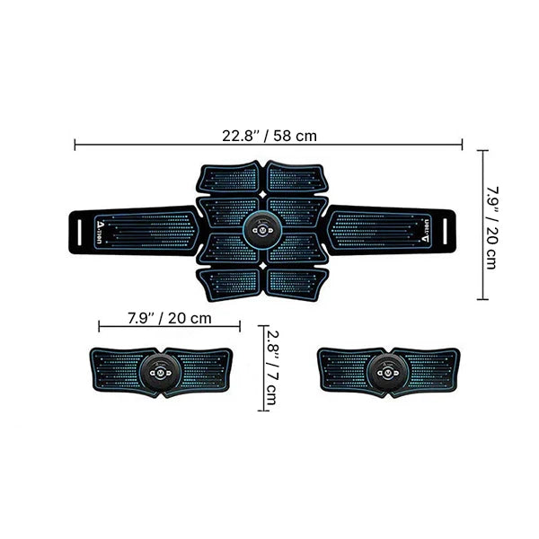 FlexTone | EMS-Vibratiegordel voor snelle en moeiteloze Abs-beeldvorming