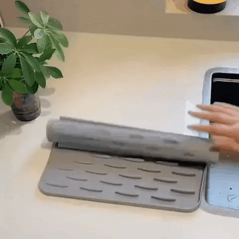 FlexiDry Siliconen Droogmat – Hittebestendig, Antislip & Ruimtebesparend Ontwerp