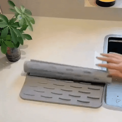 FlexiDry Siliconen Droogmat – Hittebestendig, Antislip & Ruimtebesparend Ontwerp