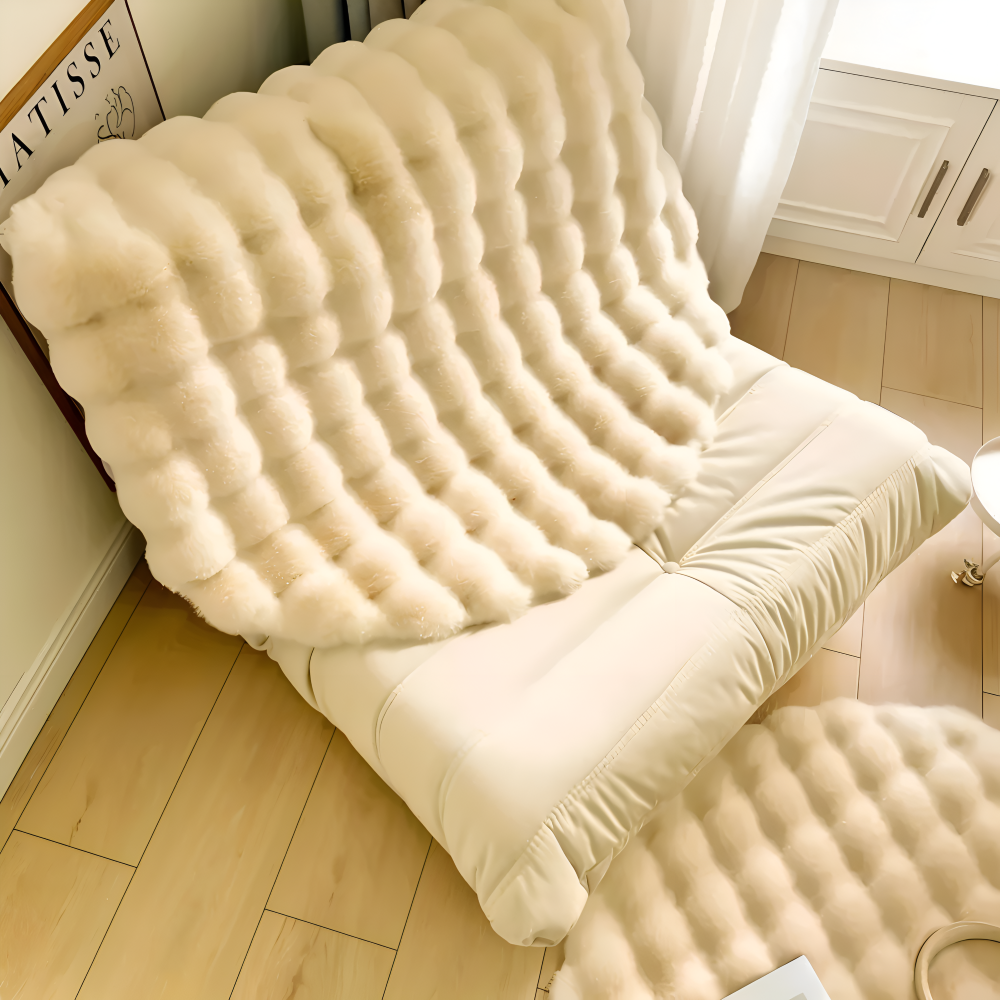 Ronde Fluweelzachte Antislip Vloermat – Gezellige Fleece Woondecoratie