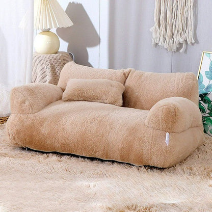 SoftRest Large Plush Pet Sofa for Dogs and Cats